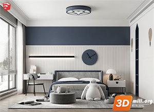 Children Room Scenes Skp FIles 